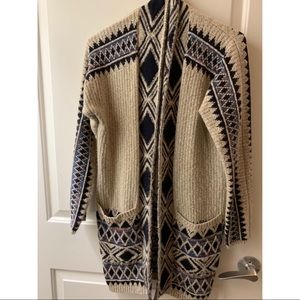 Lucky Brand Printed Cardigan